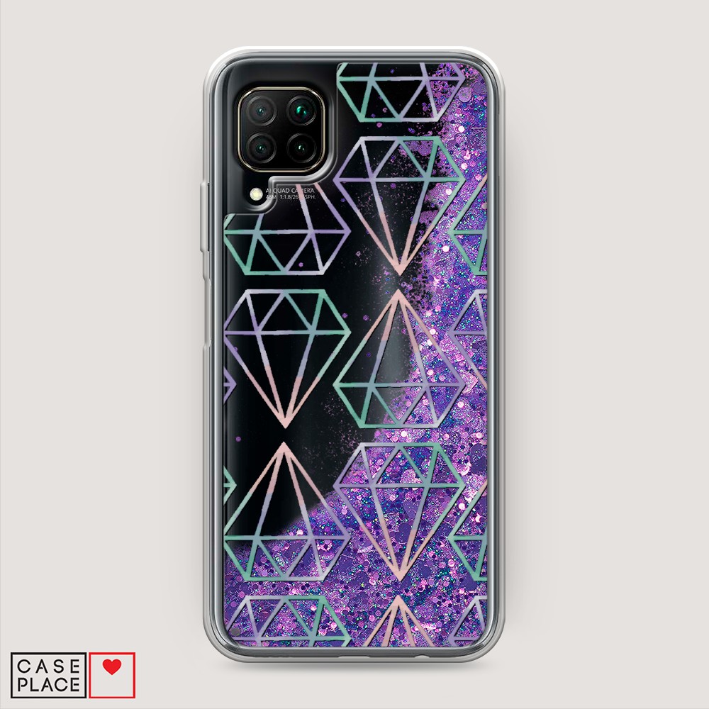 

Чехол Awog на Huawei P40 lite/Nova 6 SE/Nova 7i "Бриллианты голографика", Разноцветный, 611792-1