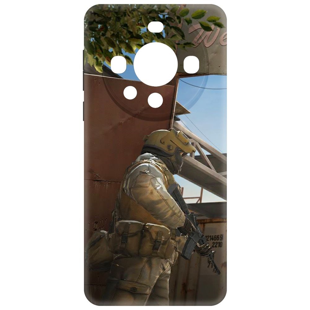 

Чехол-накладка Krutoff Soft Case Cтандофф 2 (Standoff 2) - Rust для Huawei Mate 60 черный