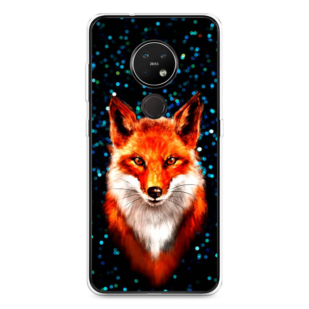 

Чехол Awog на Nokia 6.2 / Нокиа 6.2 "Волшебная лиса", Оранжевый;черный;белый, 123050-1