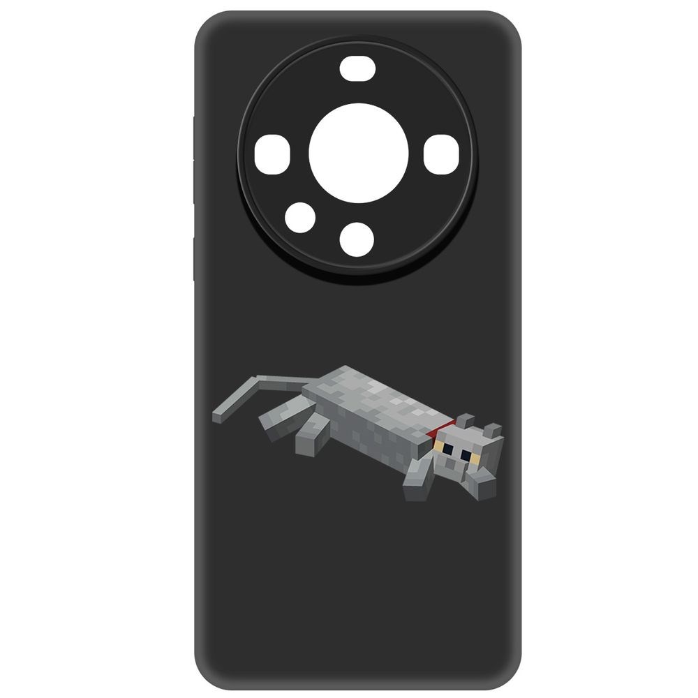 

Чехол-накладка Krutoff Soft Case Minecraft-Кошка для Huawei Mate 60 Pro черный