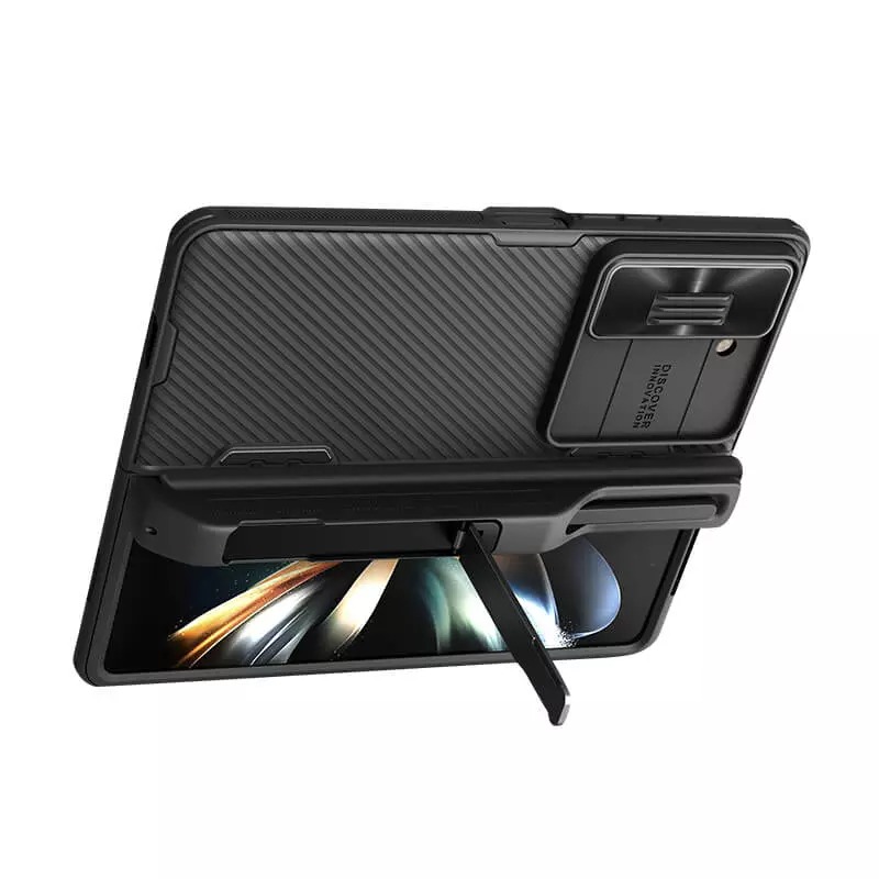 

Чехол Nillkin CamShield Fold (с держателем для ручки) для Samsung Galaxy Z Fold 5,черный, Samsung Galaxy Z Fold 5