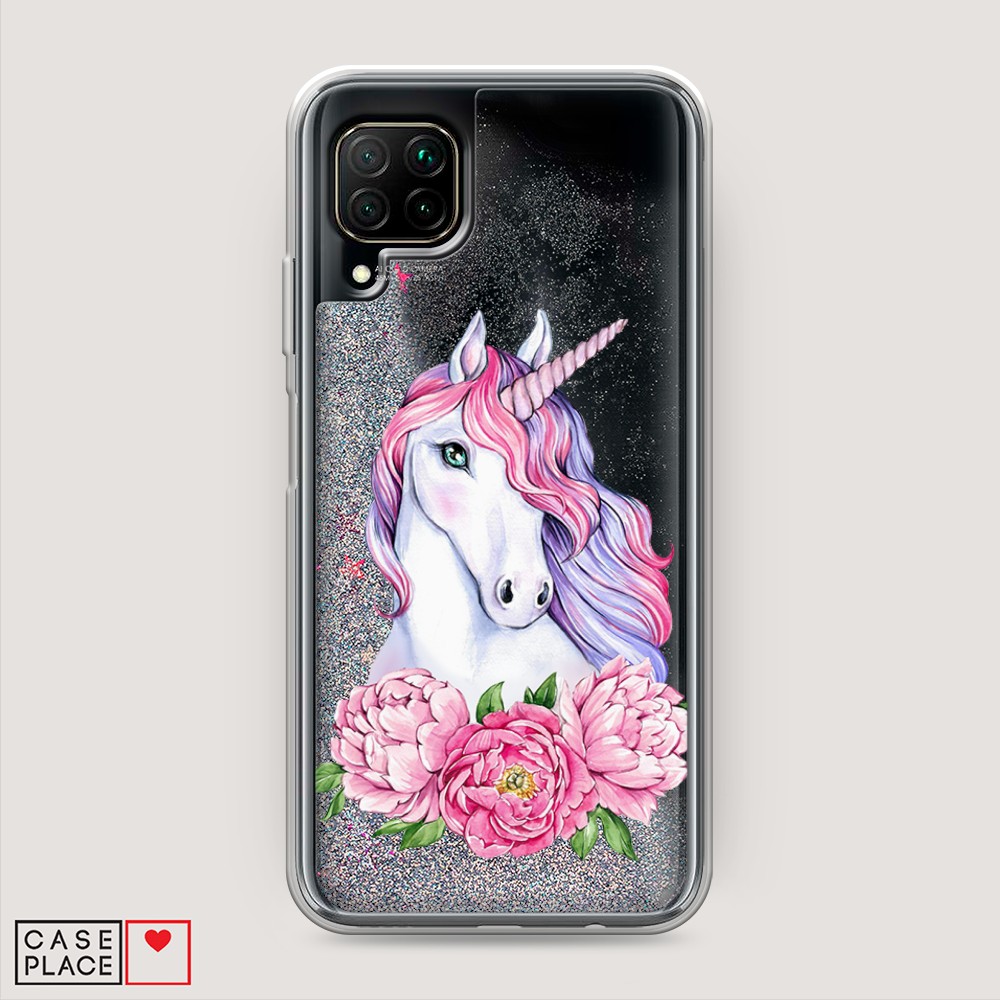 

Чехол Awog на Huawei P40 lite/Nova 6 SE/Nova 7i "Единорог с пионами", Разноцветный, 611791-1