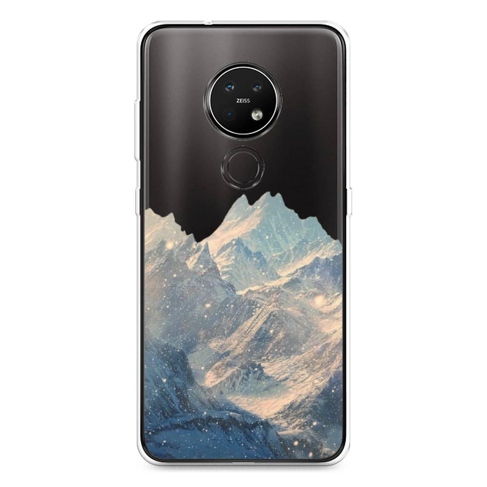 

Чехол Awog на Nokia 6.2 / Нокиа 6.2 "Горы арт 2", Серый, 123050-10