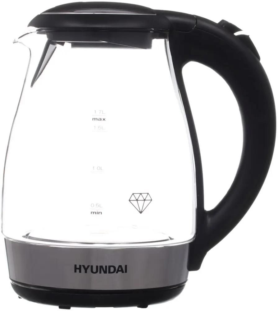 

Чайник электрический Hyundai HYK-G2030, 2200Вт, черный