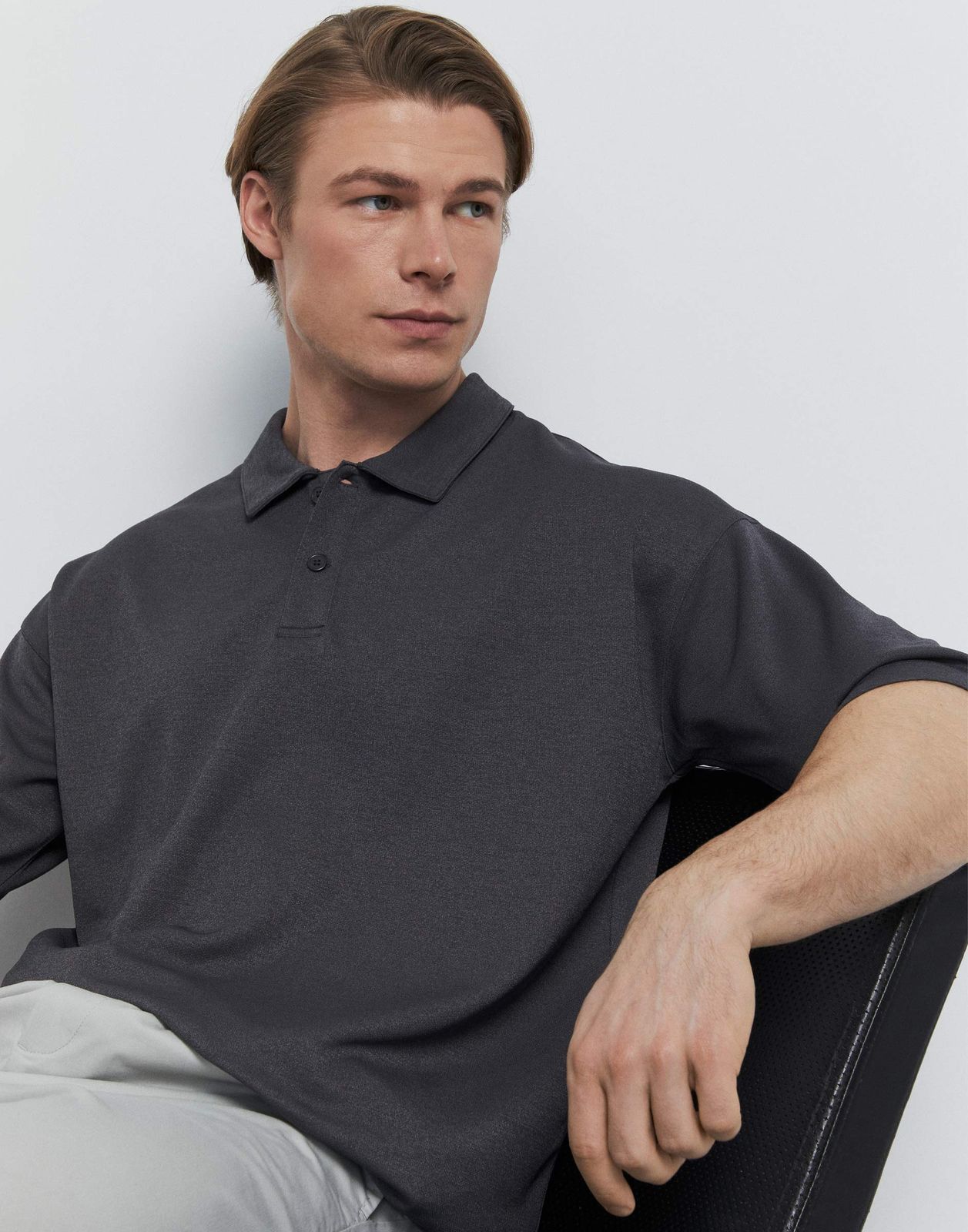 

Футболка мужская Gloria Jeans BKT014497 темно-серый меланж XXL/182, BKT014497