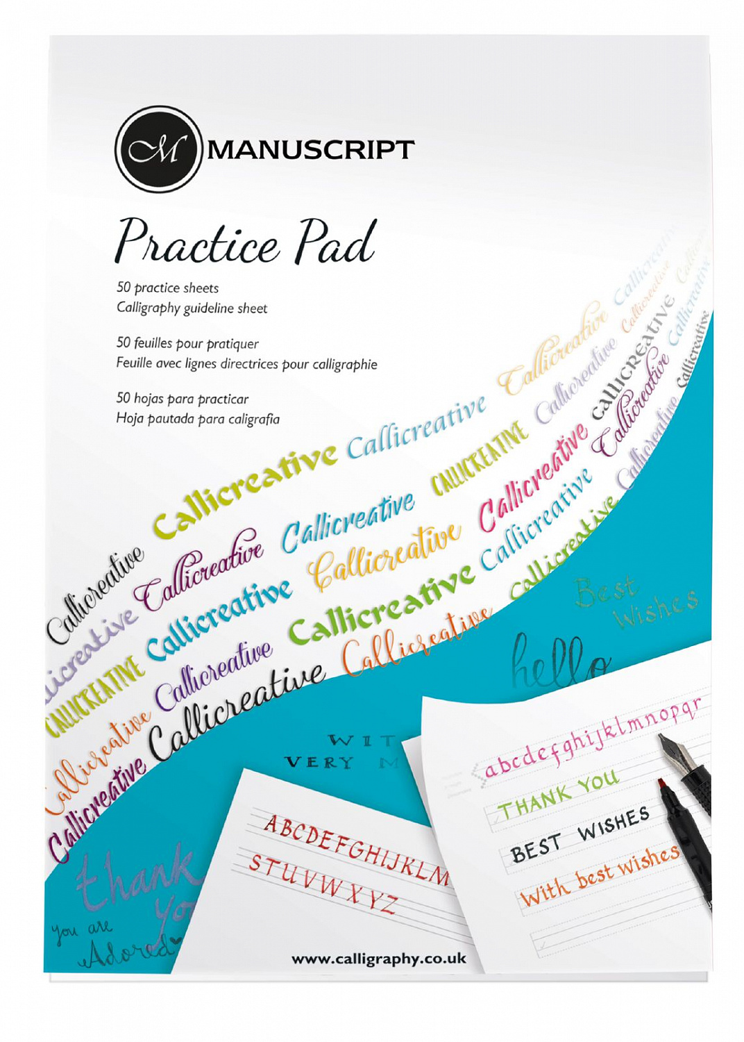

Альбом для каллиграфии Manuscript Creative Calligraphy, 30x21,1 см, 50 листов