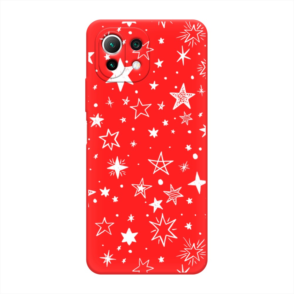 

Чехол Awog на Xiaomi Mi 11 Lite/5G NE "Звездочки графика белая", Разноцветный, 311753-1