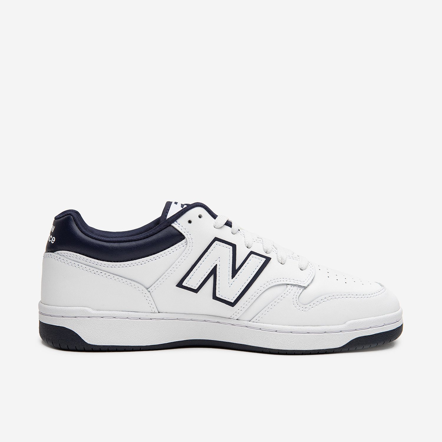

Кеды мужские New Balance BB480LWN белые 44 EU, Белый, BB480LWN