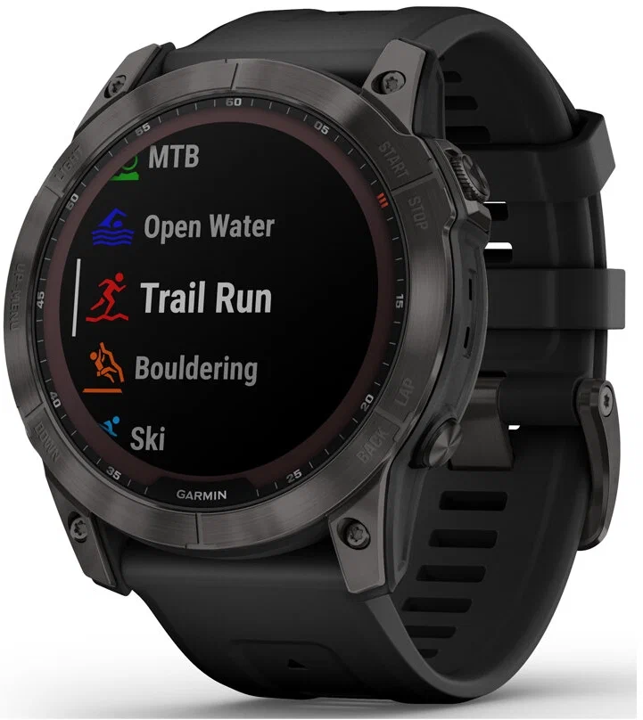 Смарт-часы Garmin Fenix 7x PRO Solar серый/черный (010-02778-01)