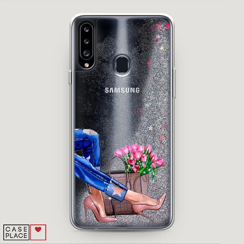 

Чехол Awog на Samsung Galaxy A20s / Самсунг A20s "Каблучки", 2100891-1