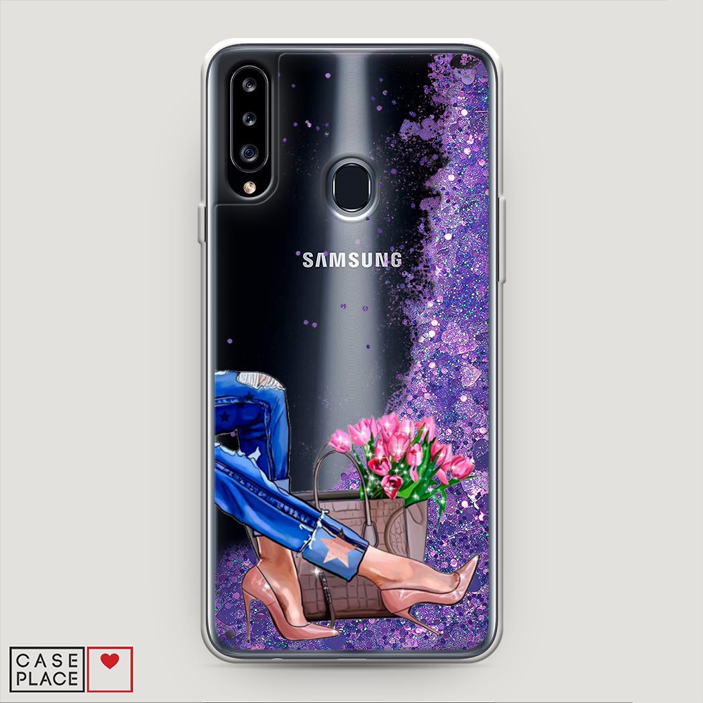 

Чехол Awog на Samsung Galaxy A20s / Самсунг A20s "Каблучки", Разноцветный, 2100892-1