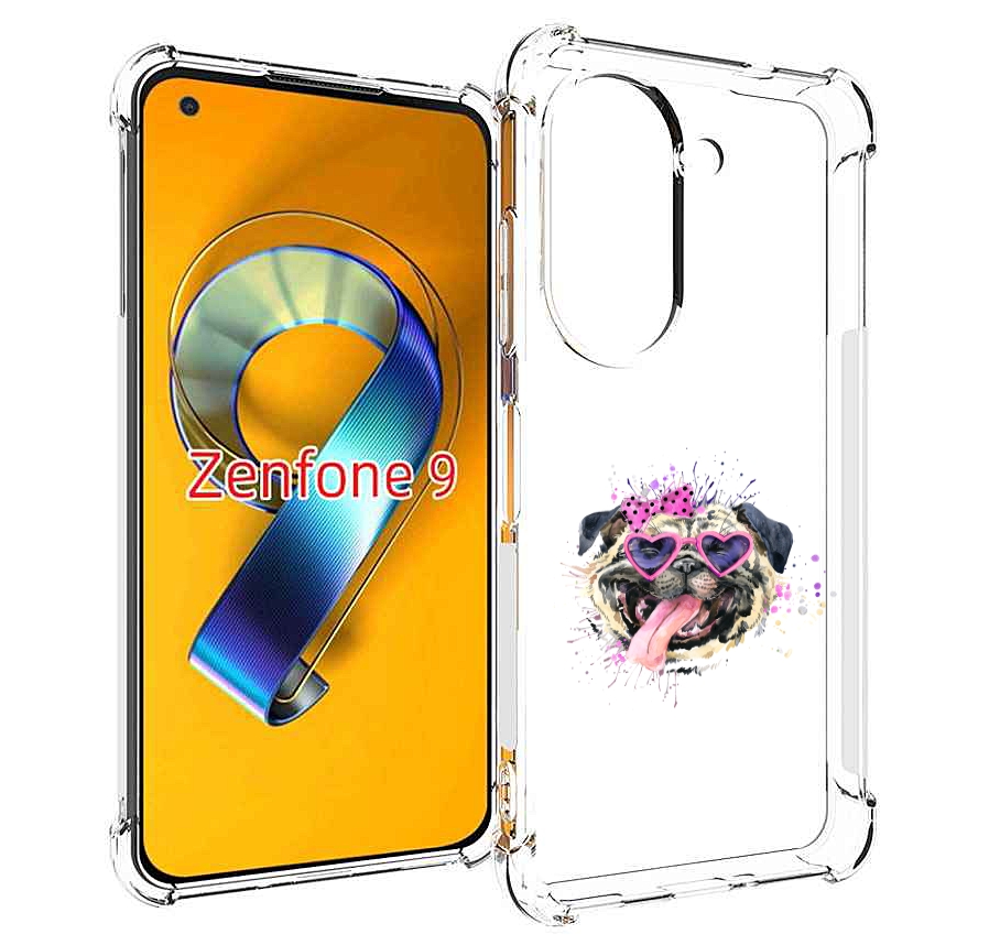 Чехол MyPads Веселая собака для Asus Zenfone 9 (AI2202)