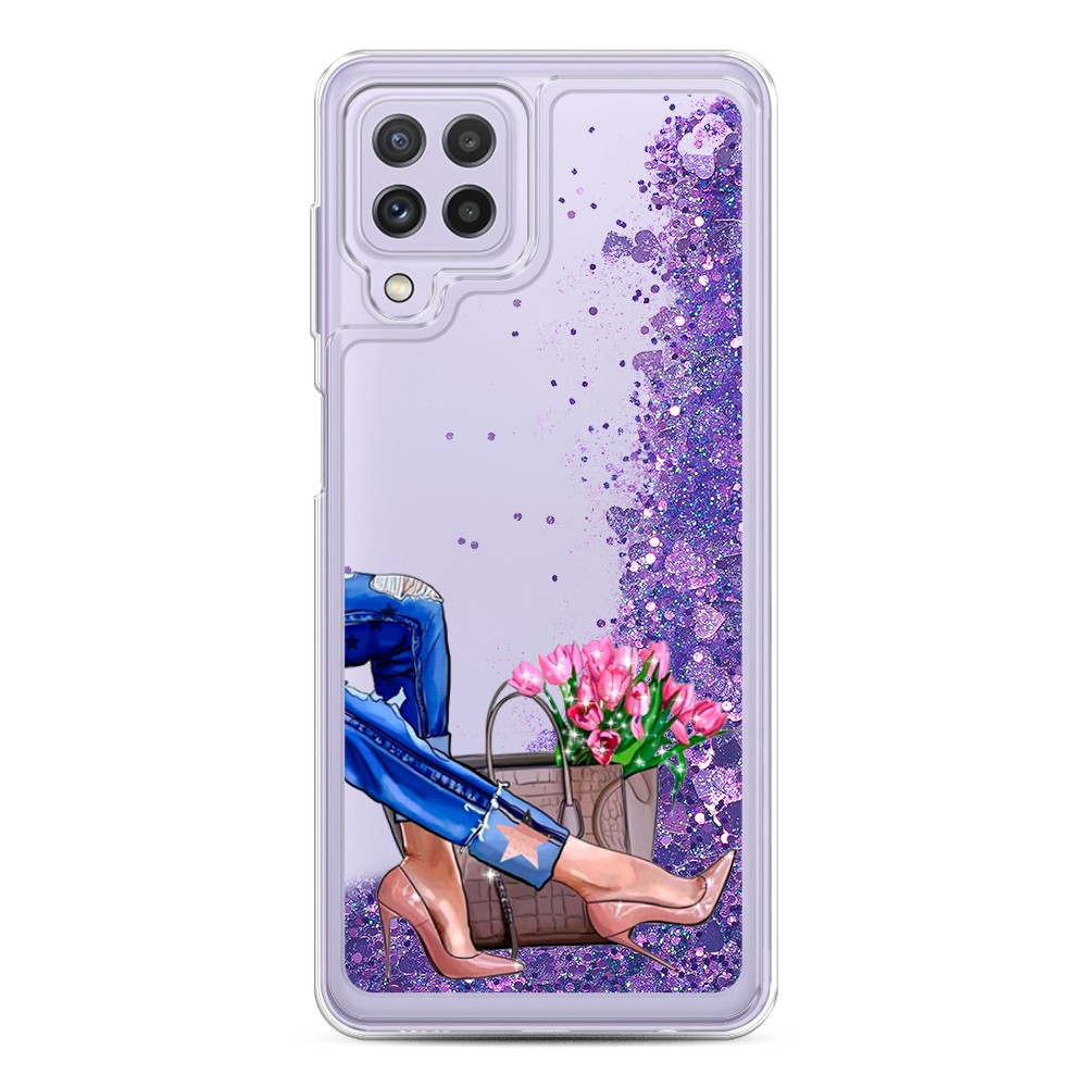 

Чехол Awog на Samsung Galaxy A22 / Самсунг A22 "Каблучки", Разноцветный, 2103192-1