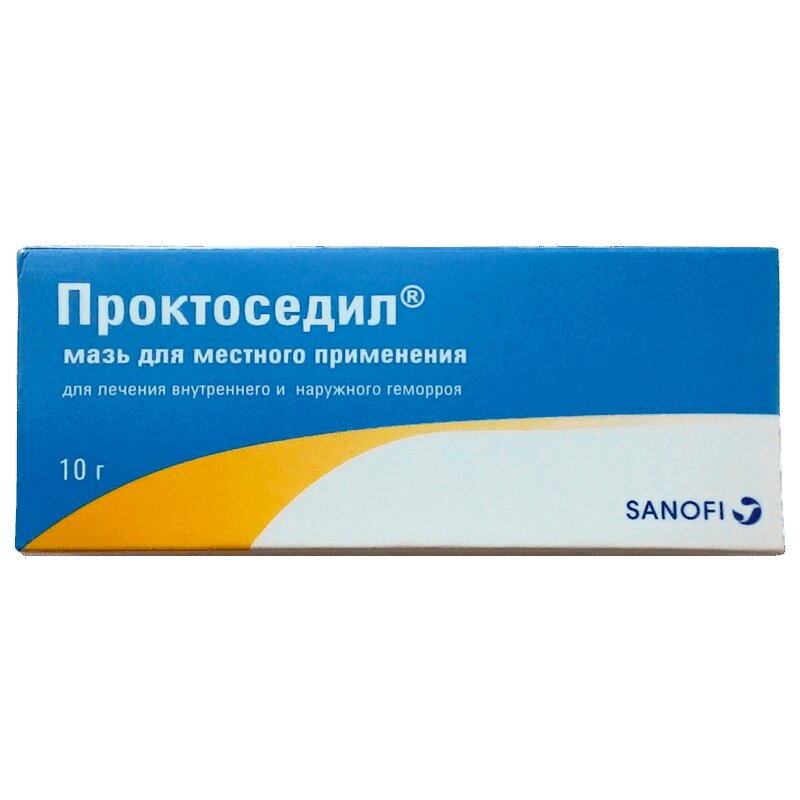 

Проктоседил мазь для местного применения 10 г