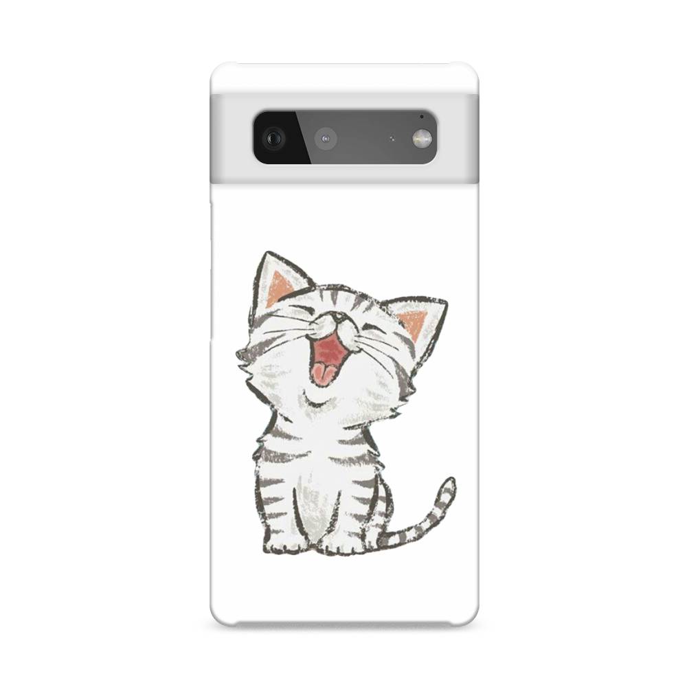 

Пластиковый чехол "Котенок рисованный" на Google Pixel 6, 270820-1