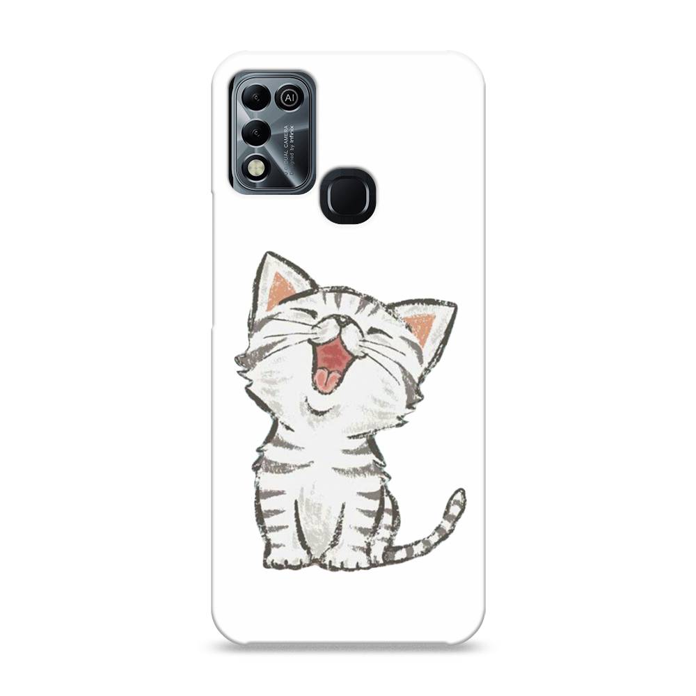 

Пластиковый чехол "Котенок рисованный" на Infinix HOT 10 Play, 3100620-1