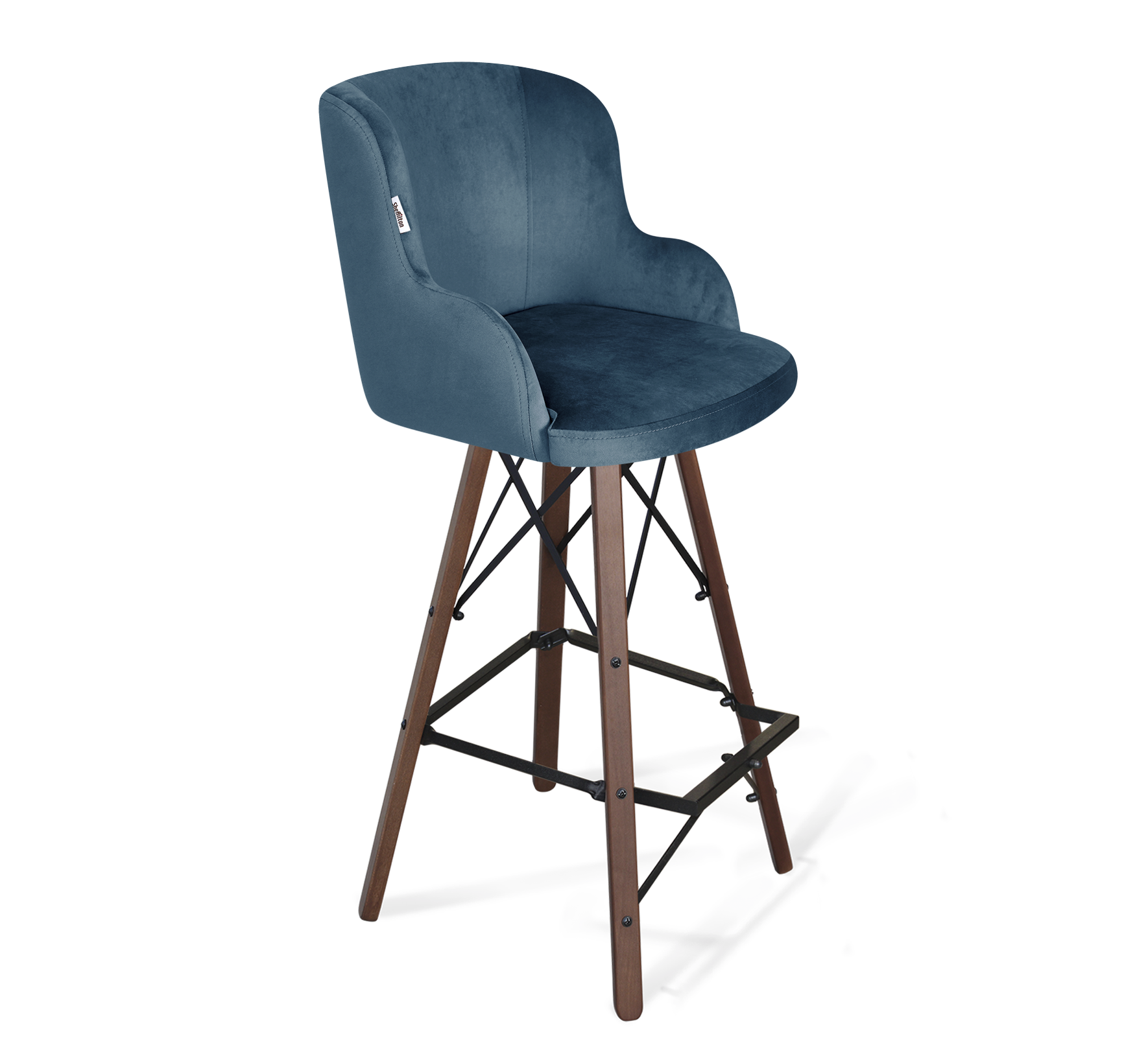 

Стул барный Sheffilton SHT-ST39/S80 тихий океан/темный орех, SHT-ST39/S80