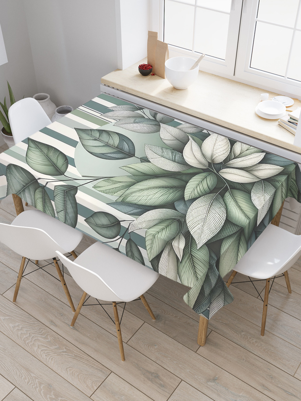 

Скатерть JoyArty Кустовая композиция 120х145, tc_sd2744_120x145, Зеленый, Кустовая композиция