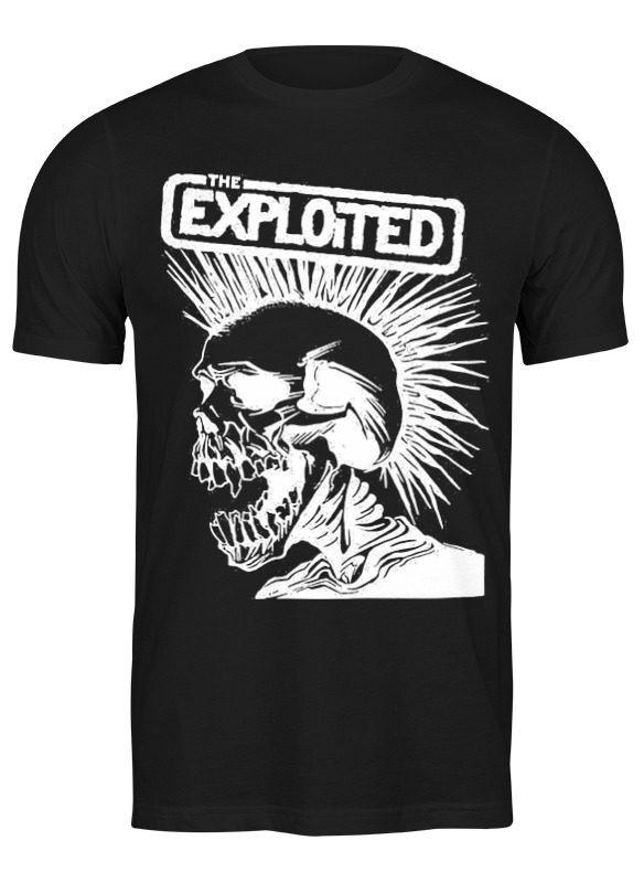 

Футболка мужская Printio The exploited черная M, Черный, The exploited