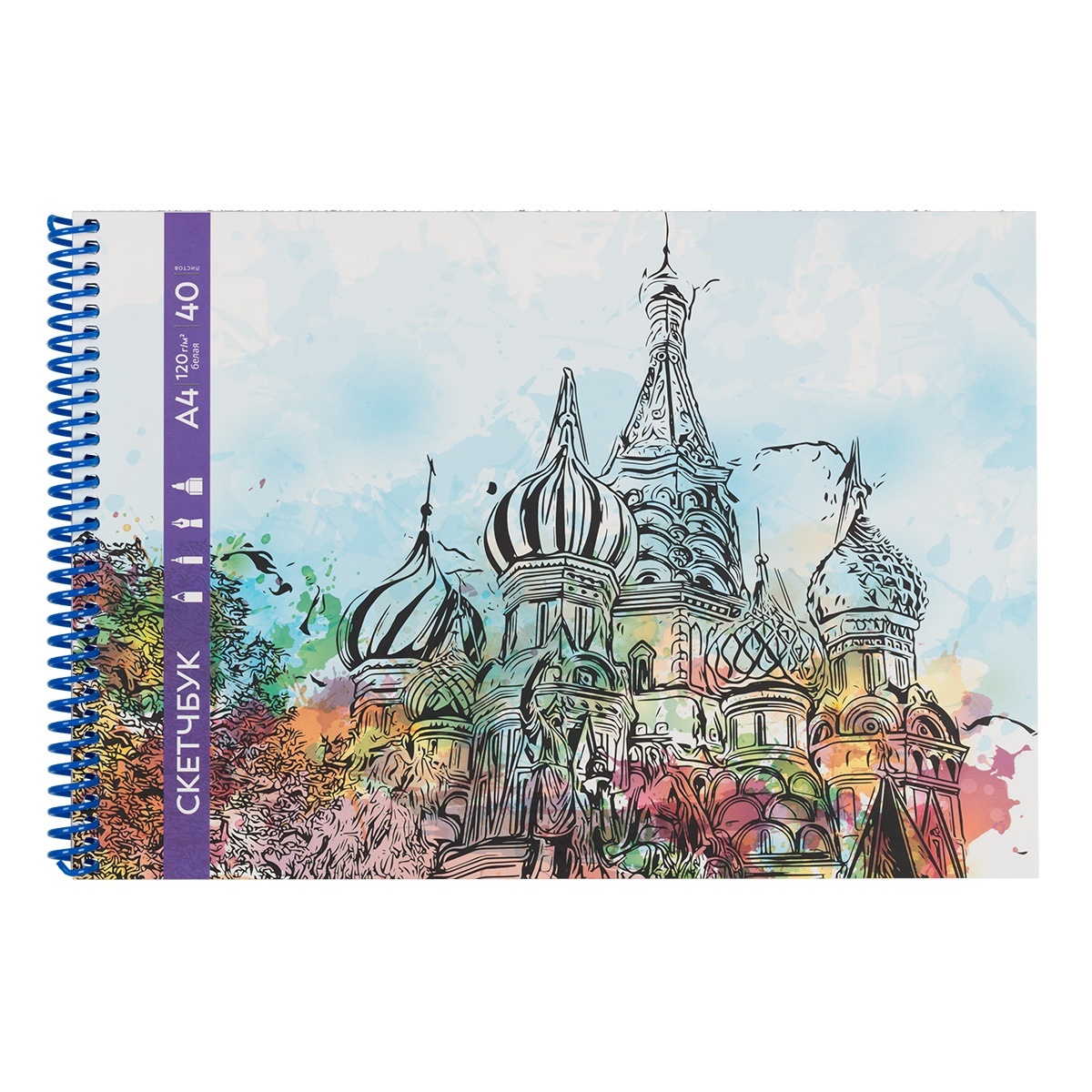 

Аква-колор Изостудия 120 г/м2, А4, 20х29 см,, на спирали 40 листов, Москва, Изостудия 120 г/м2, А4, 20х29 см,, на спирали 40 листов, Москва
