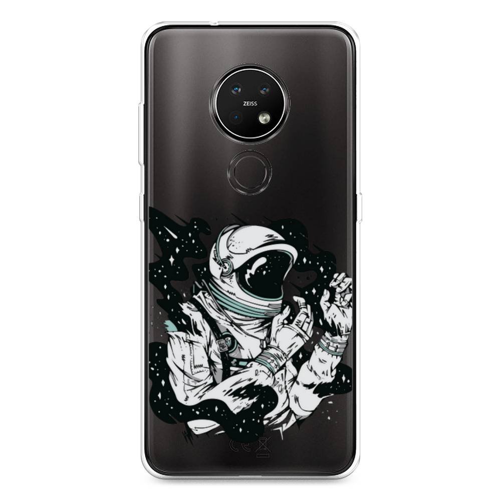 

Чехол Awog на Nokia 6.2 / Нокиа 6.2 "Космонавт арт", Черный;белый;прозрачный, 123050-7
