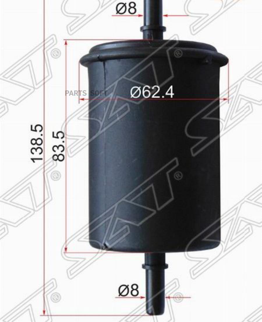 

Фильтр Топливный Citroen Berlingo 96-/C2 03-/C4 04-/Peugeot Partner 96-/206 98-