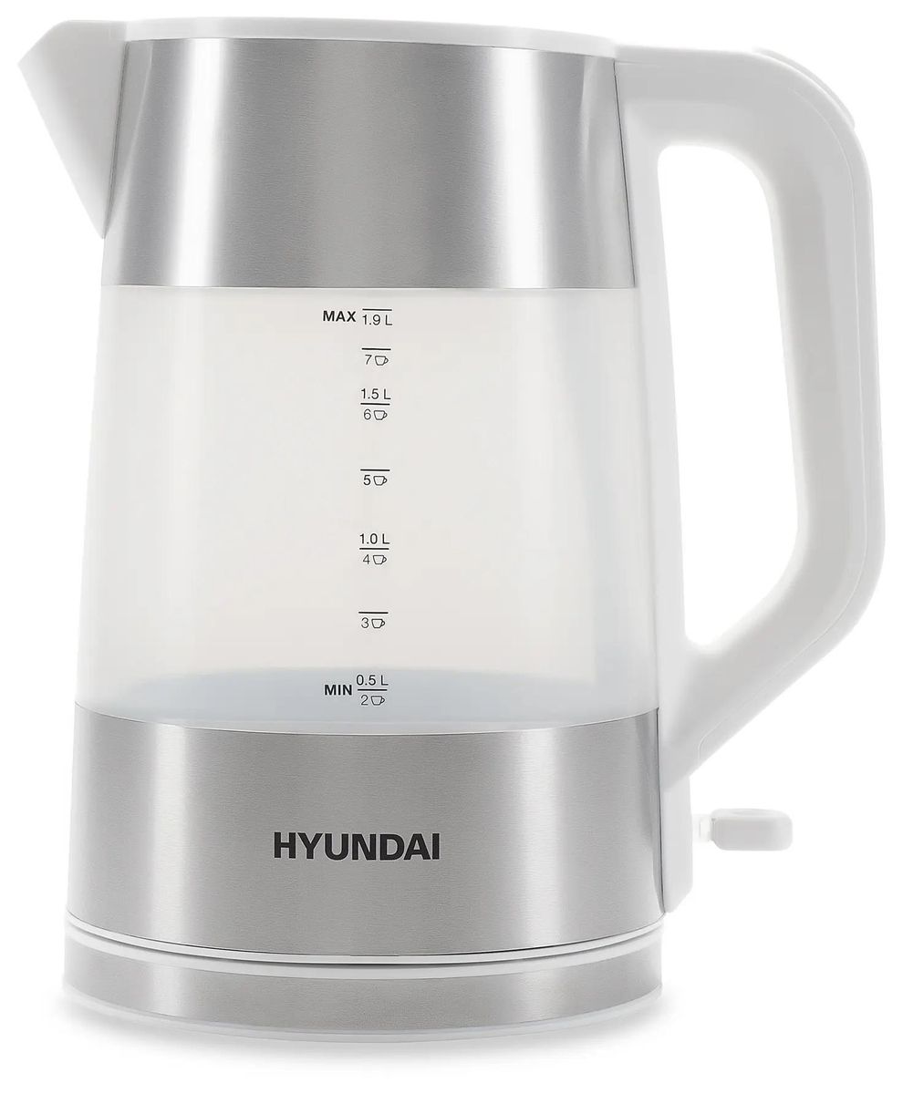 

Чайник электрический Hyundai HYK-P4025, 2200Вт, белый