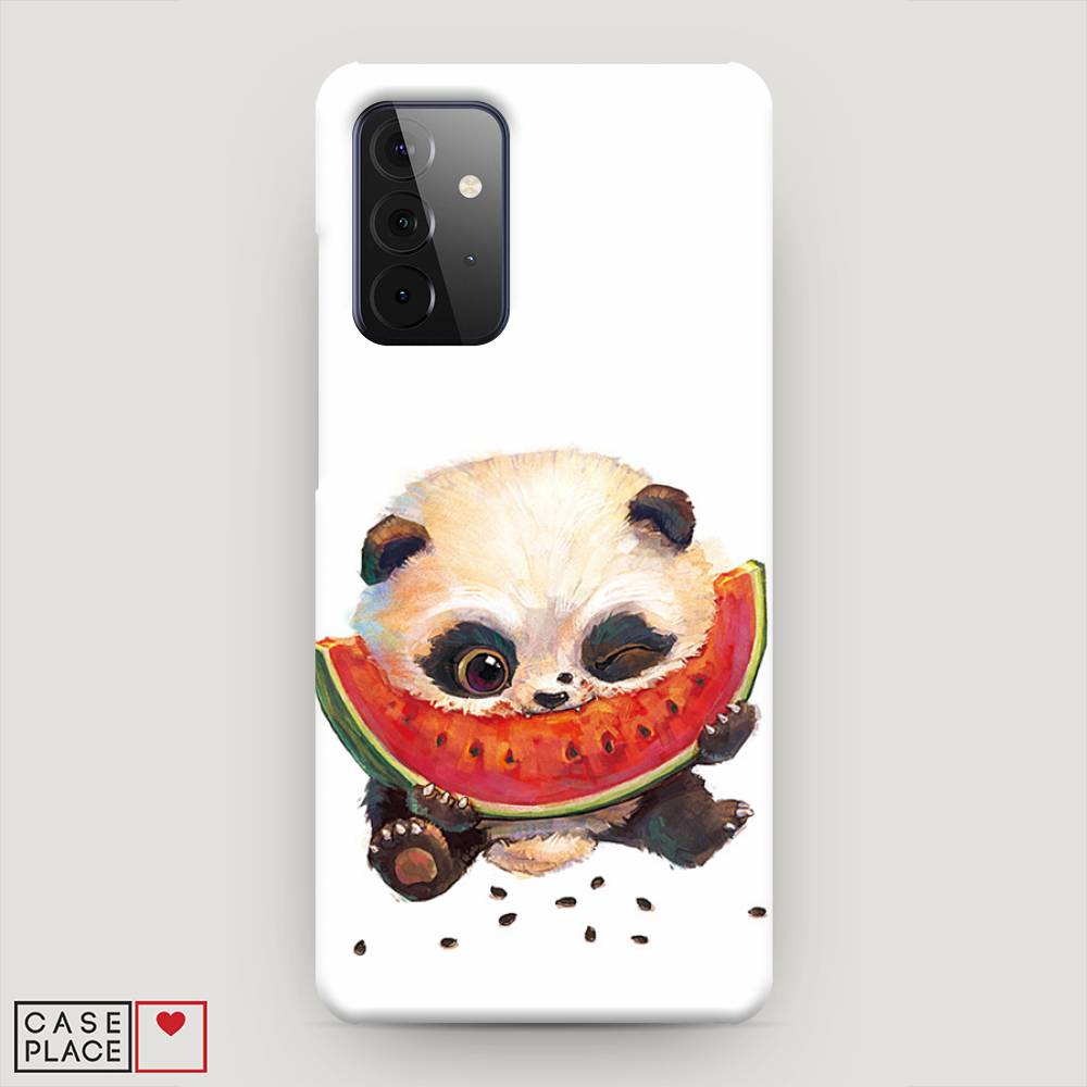 

Пластиковый чехол "Малыш панды с арбузом" на Samsung Galaxy A72, 2101920-1