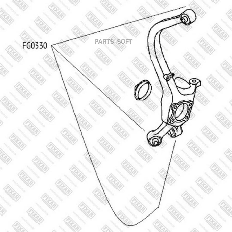 

Сайлентблок задней цапфы нижний FIXAR fg0330