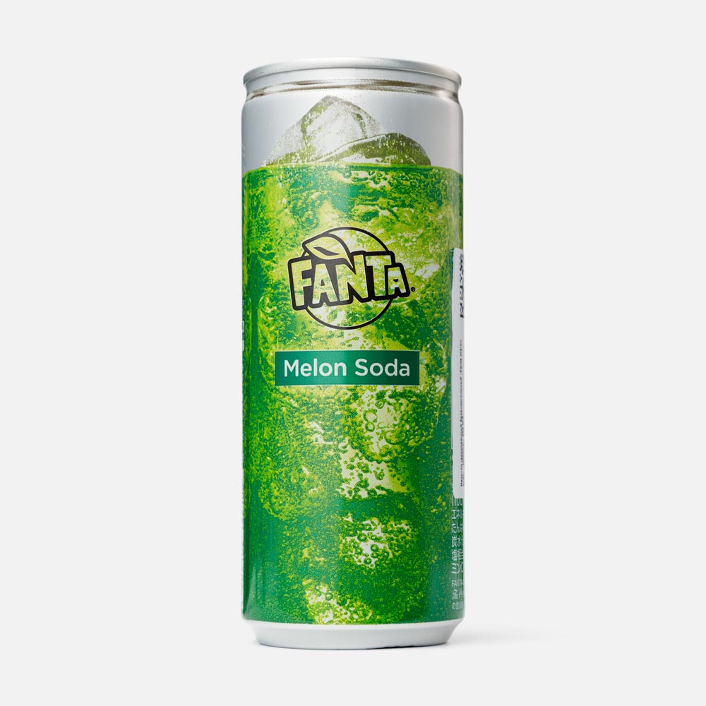 Напиток Hokkaido Coca-Cola Fanta Melon Soda газированный, 250 мл