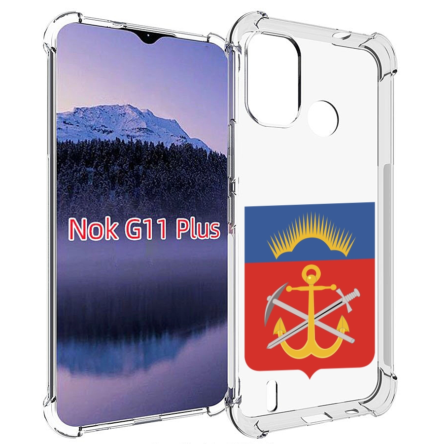 

Чехол MyPads герб-мурманская-область для Nokia G11 Plus, Прозрачный, Tocco