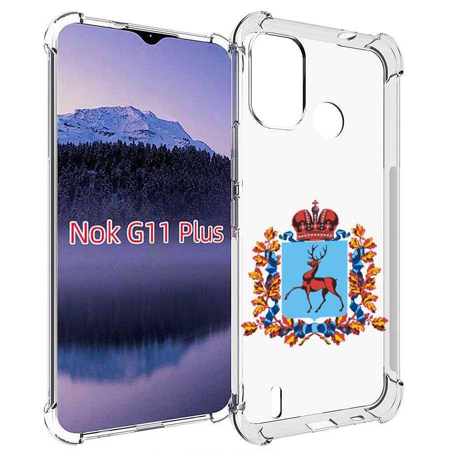 

Чехол MyPads герб-нижегородская-область для Nokia G11 Plus, Прозрачный, Tocco