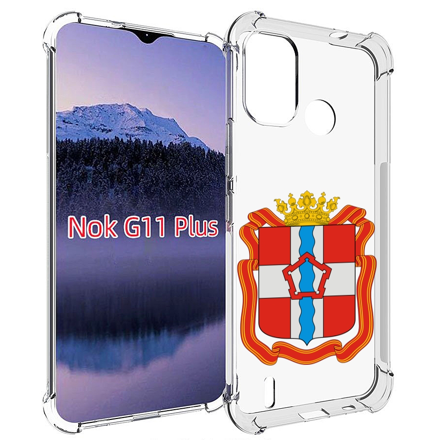 

Чехол MyPads герб-омскои-области для Nokia G11 Plus, Прозрачный, Tocco