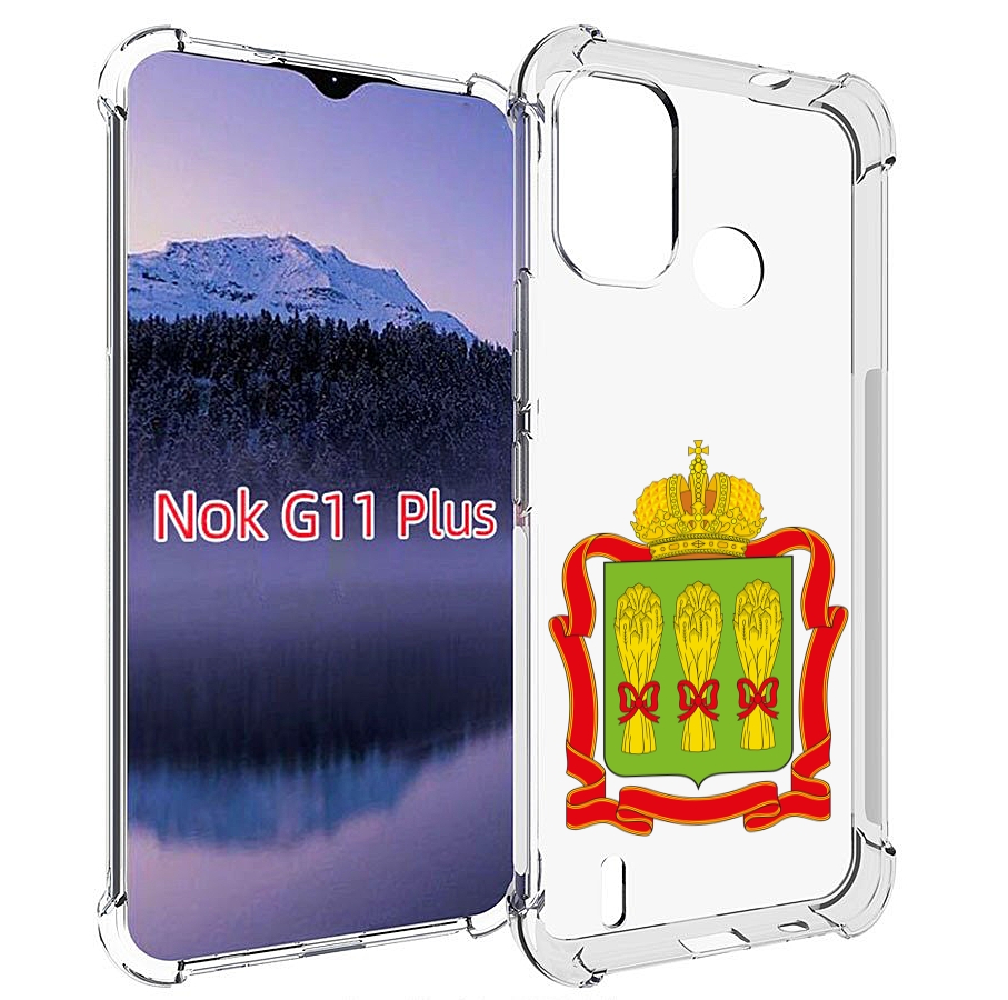

Чехол MyPads герб-пензенская-область для Nokia G11 Plus, Прозрачный, Tocco