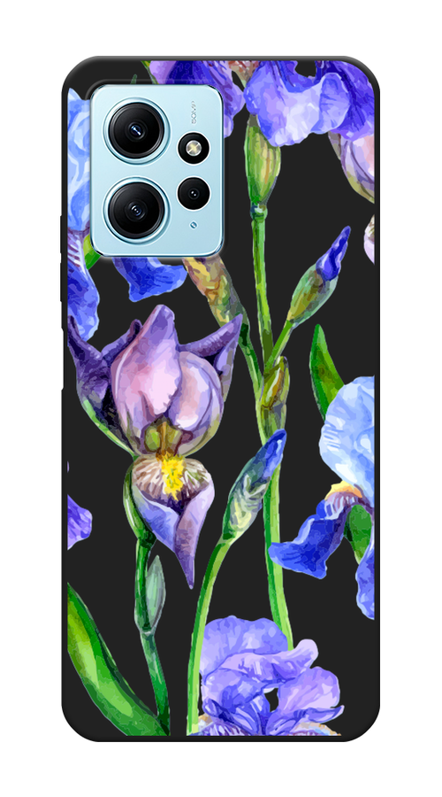 

Чехол Awog на Xiaomi Redmi Note 12 4G "Синие ирисы", Фиолетовый;голубой;зеленый, 318352-1