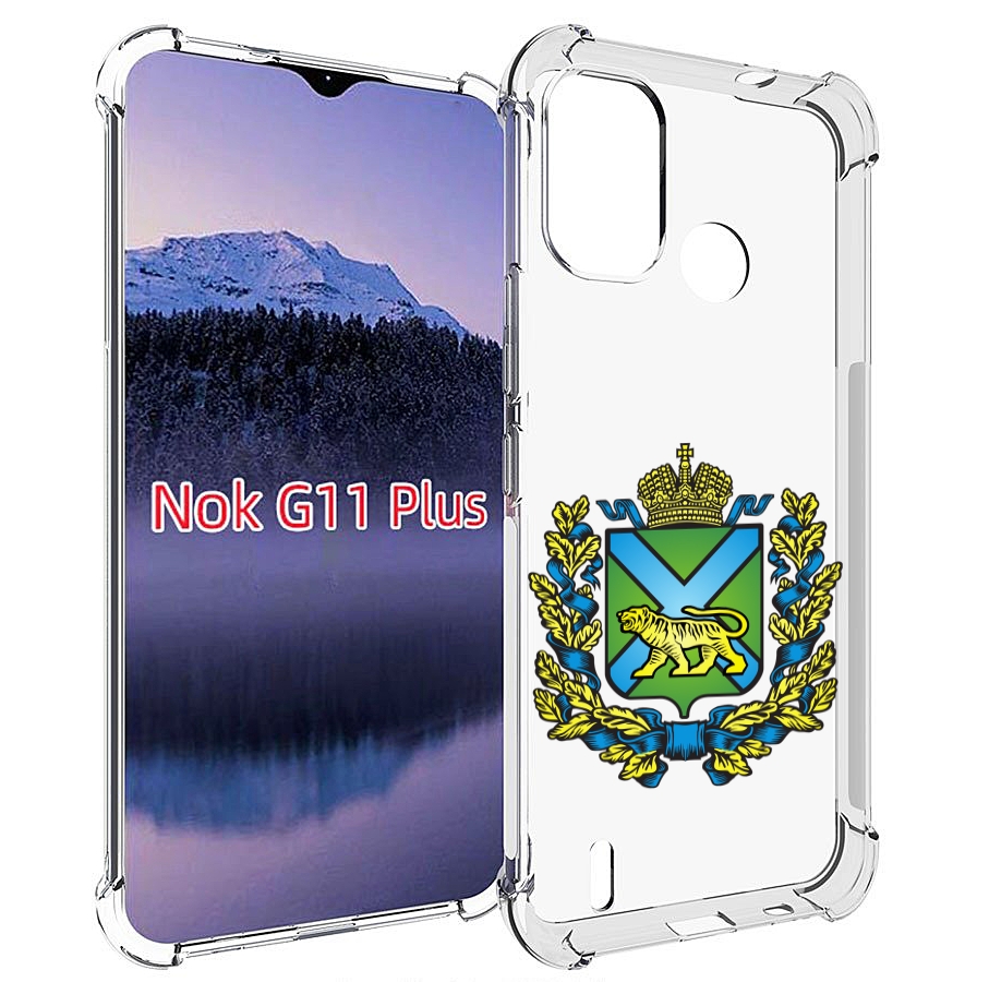 

Чехол MyPads герб-приморскии-краи для Nokia G11 Plus, Прозрачный, Tocco