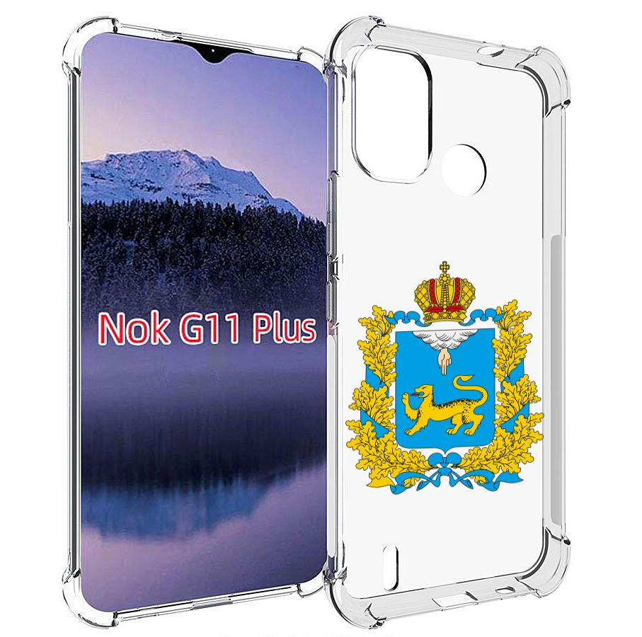 

Чехол MyPads герб-псковская-область для Nokia G11 Plus, Прозрачный, Tocco