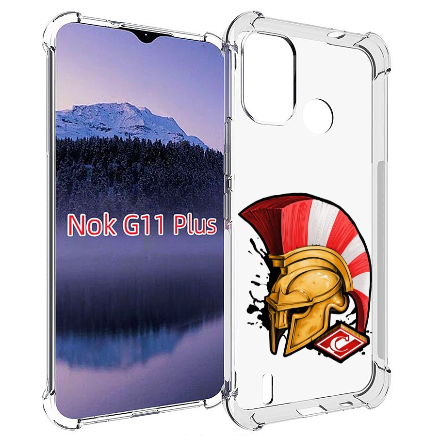 

Чехол MyPads ФК спартак шлем для Nokia G11 Plus, Прозрачный, Tocco