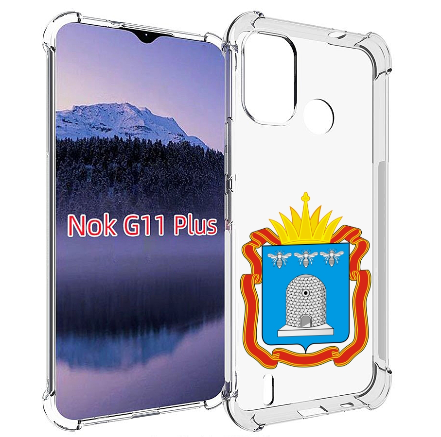 

Чехол MyPads герб-тамбовская-область для Nokia G11 Plus, Прозрачный, Tocco