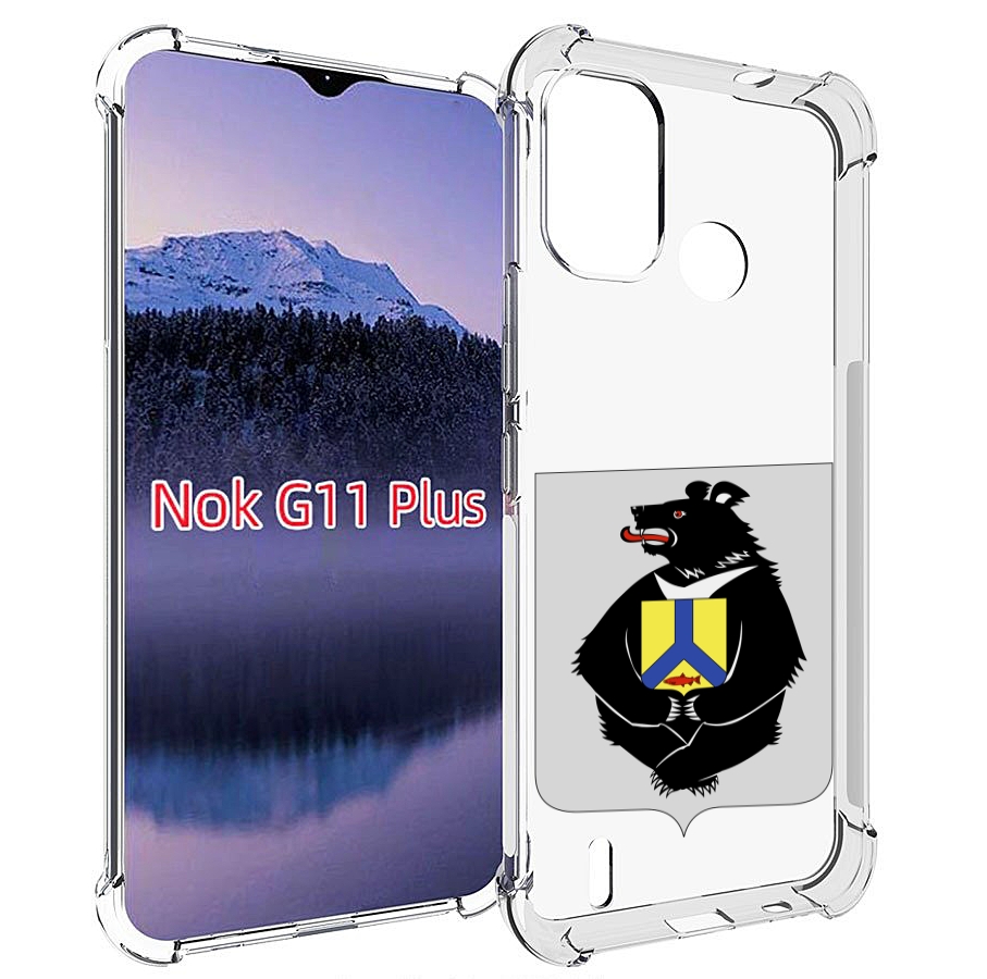 

Чехол MyPads герб-хабаровскии-краи для Nokia G11 Plus, Прозрачный, Tocco