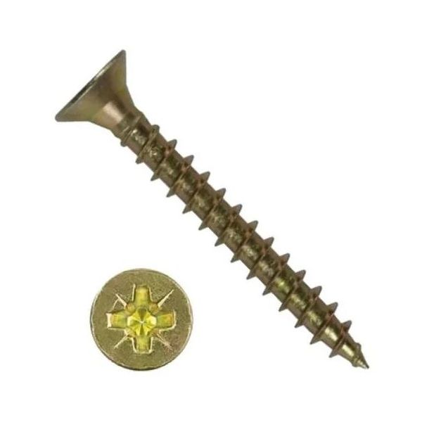 

Шуруп с потайн. гол. желтопассив. 5,0*60мм