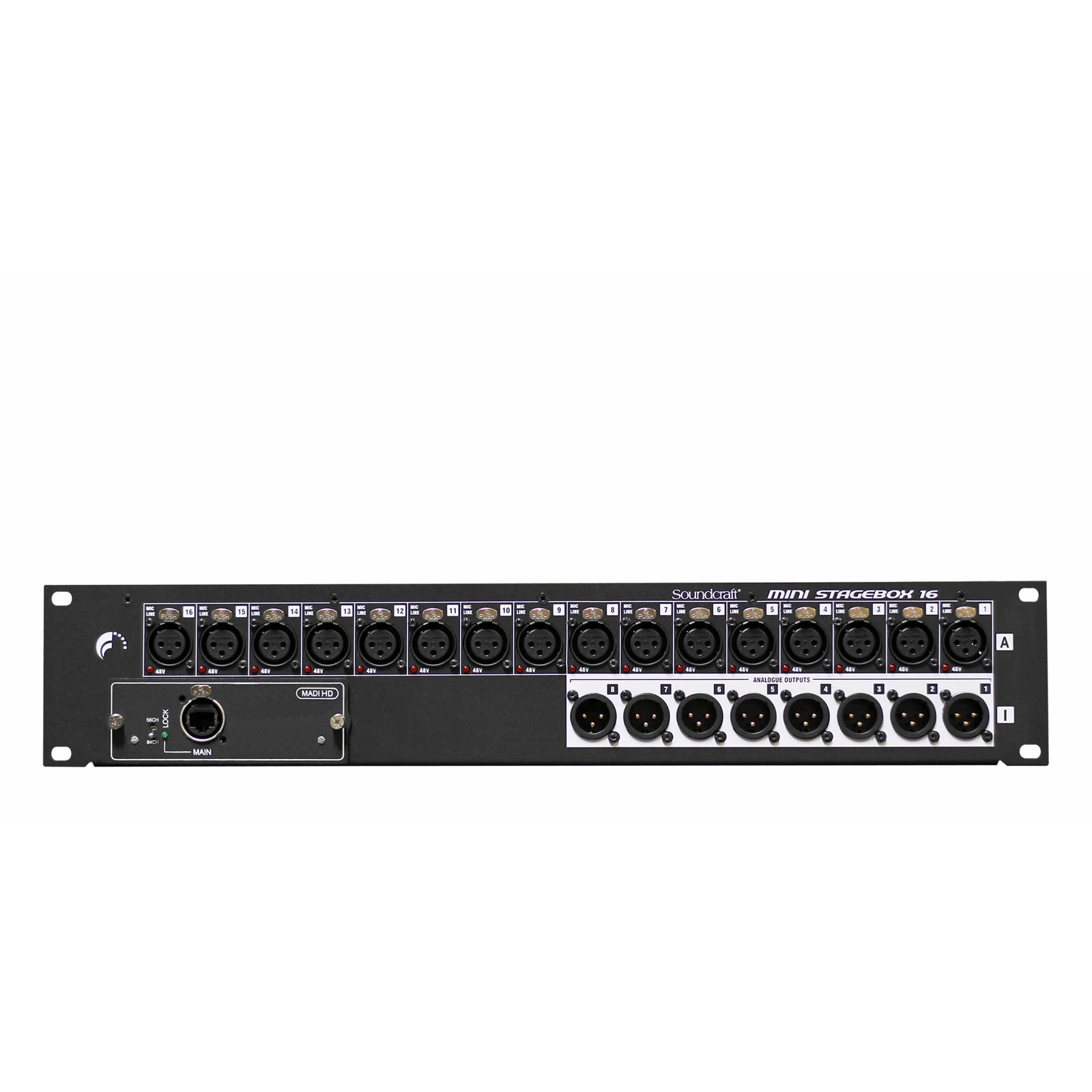 

Стейдж бокс SOUNDCRAFT MSB-16 Cat5 Mini Stagebox 16, MSB-16 Cat5 Mini Stagebox 16