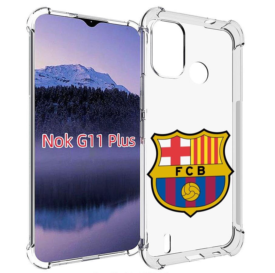 

Чехол MyPads ФК FCB Барселона для Nokia G11 Plus, Прозрачный, Tocco