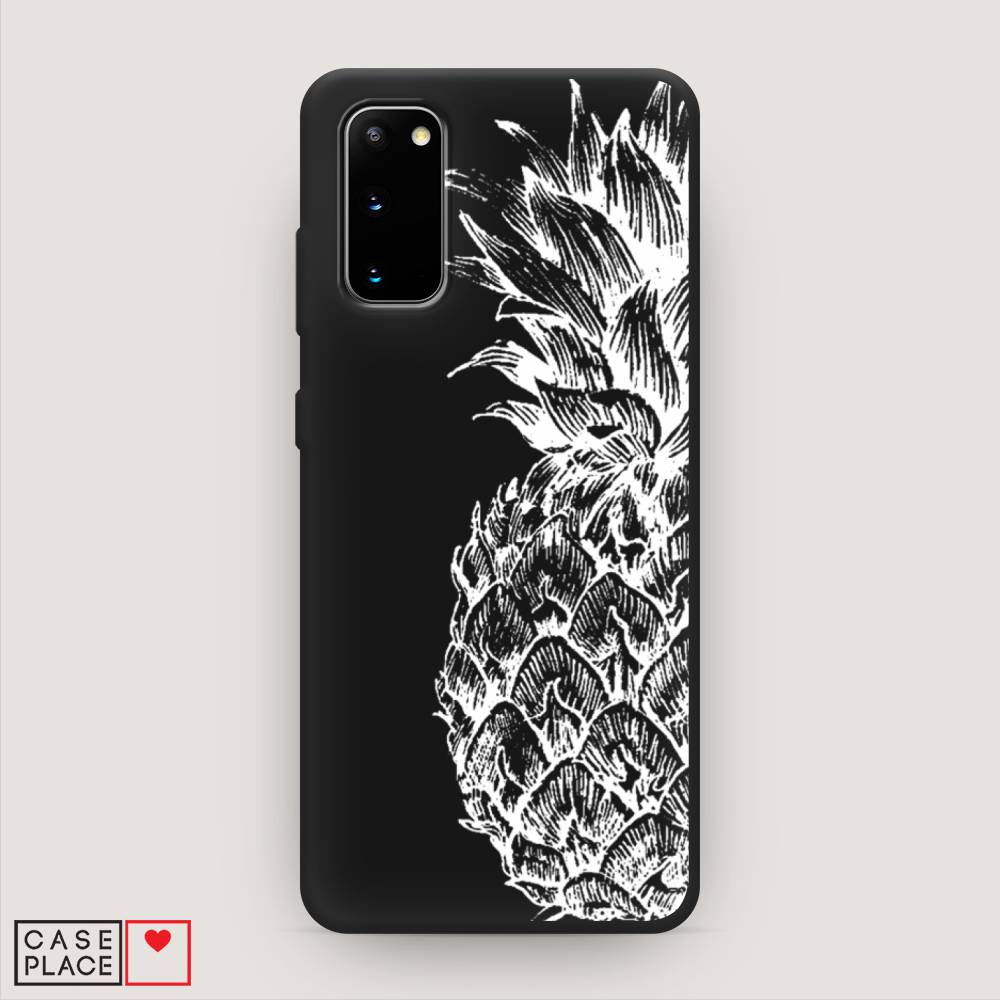 

Чехол Awog на Samsung Galaxy S20 "Ананас графика белая", Разноцветный, 29252-1