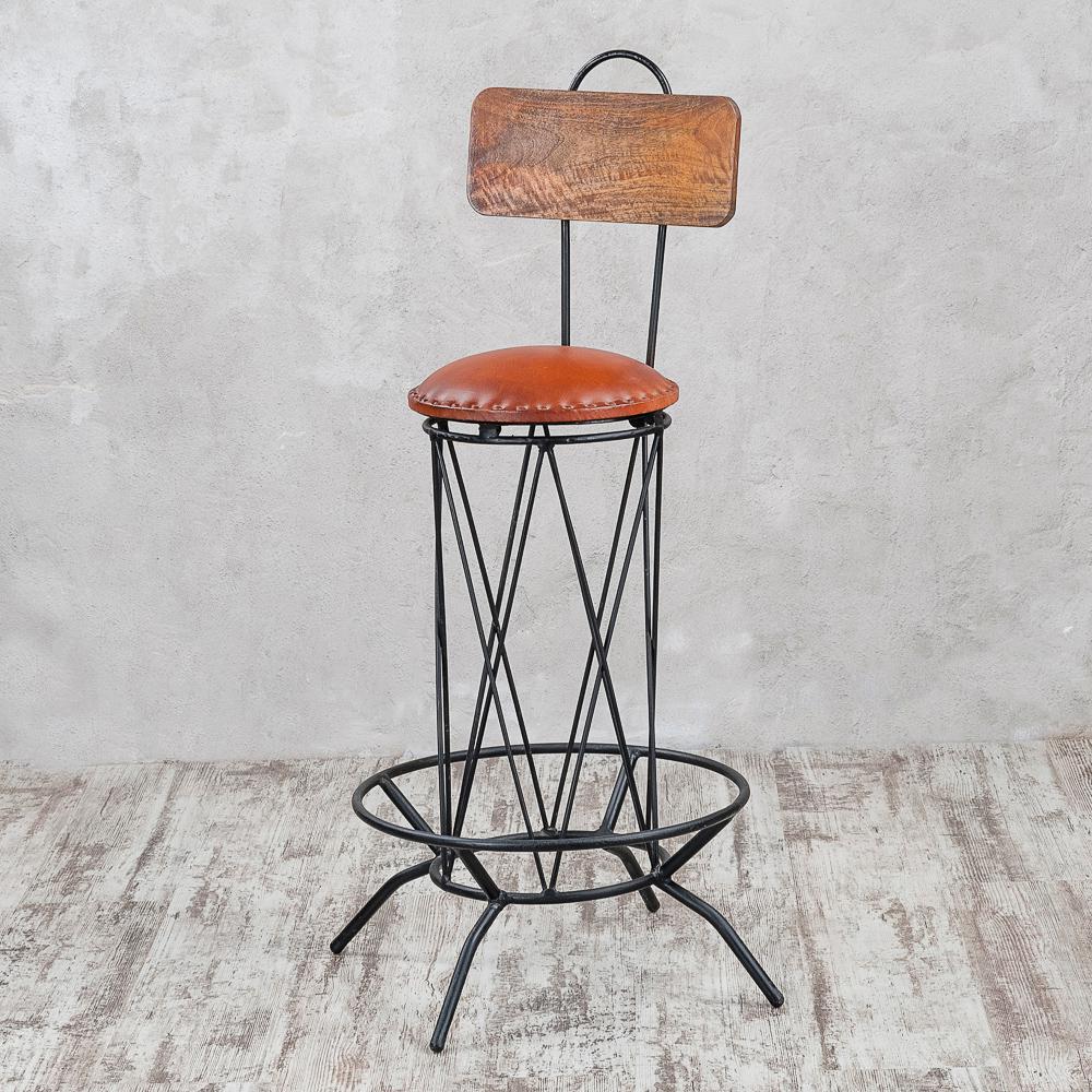 

Барный стул Decor-of-today СС0979, черный/коричневый, СС0979