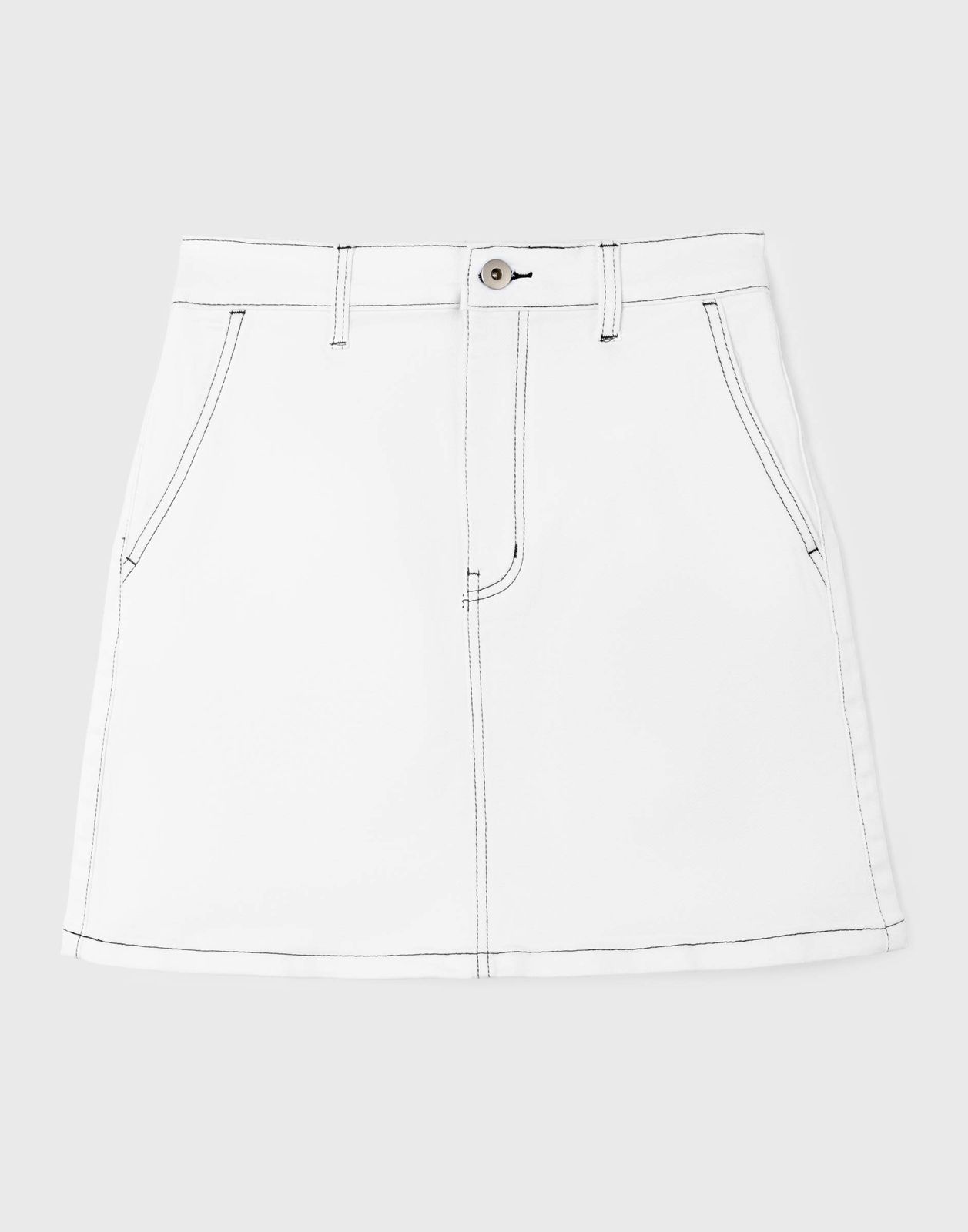 

Юбка женская Gloria Jeans GSK018492 белый S/170, GSK018492