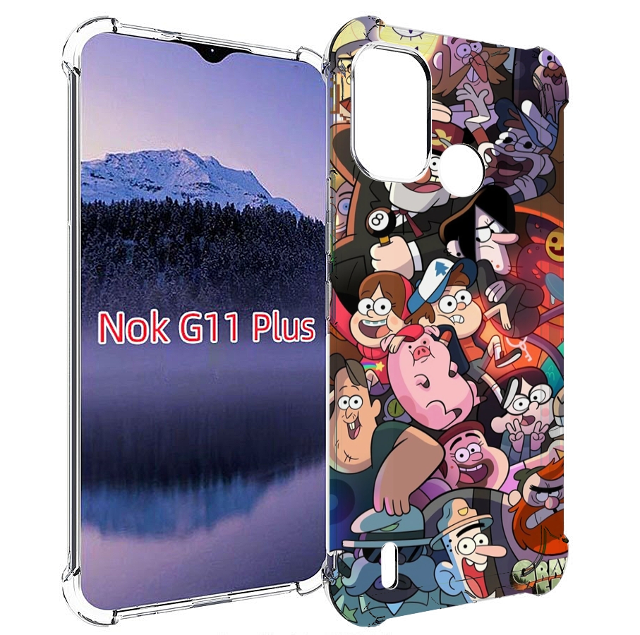 

Чехол MyPads гравити-фолз для Nokia G11 Plus, Прозрачный, Tocco