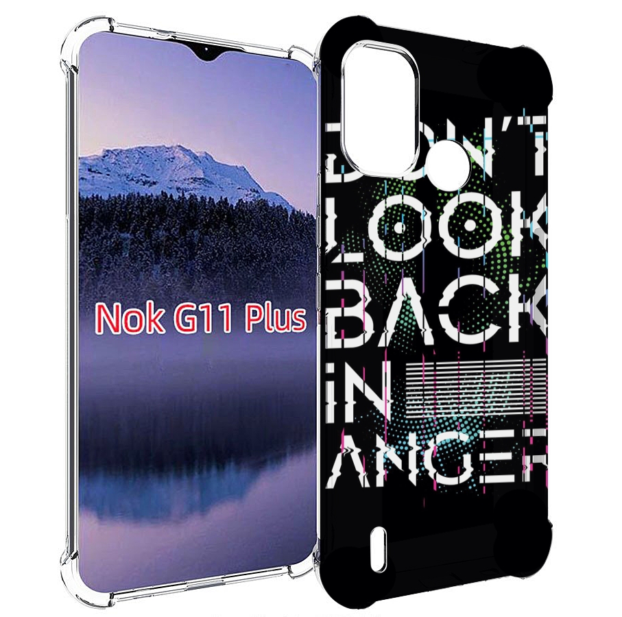 

Чехол MyPads графический-текст для Nokia G11 Plus, Прозрачный, Tocco
