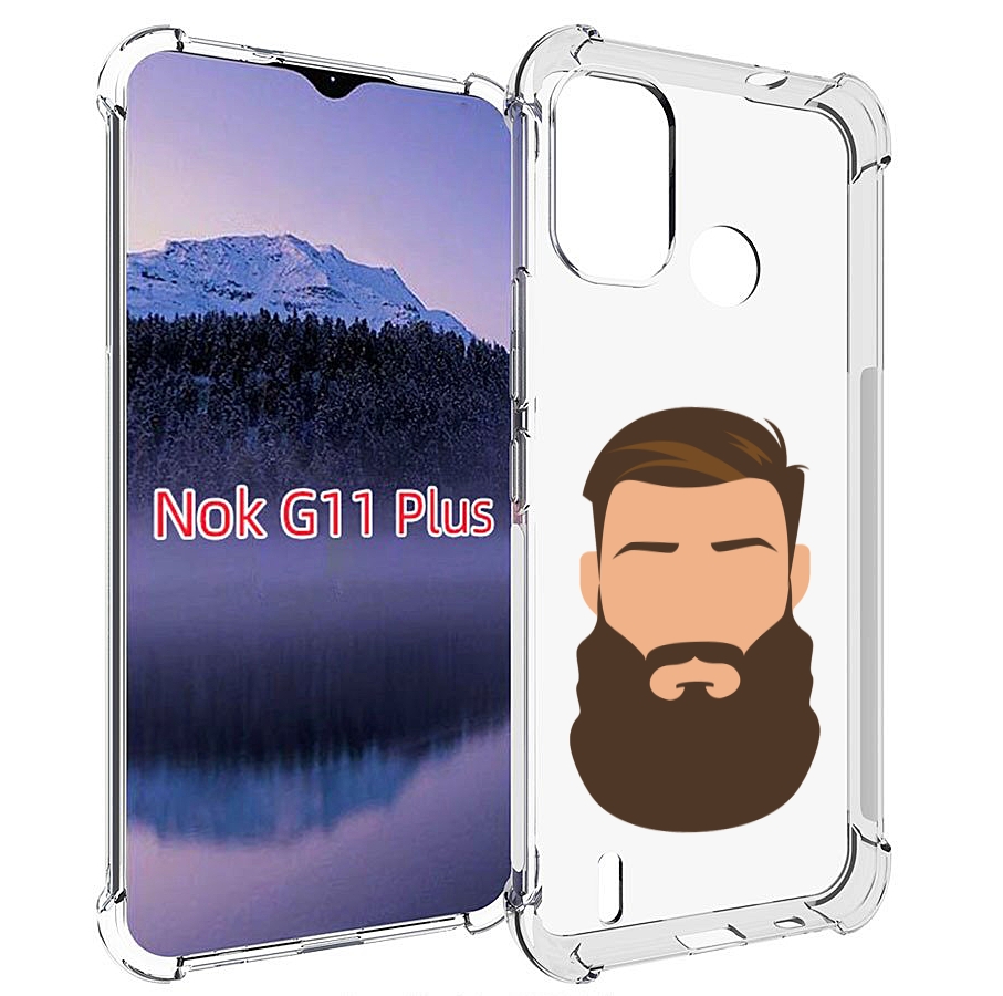 

Чехол MyPads густая-борода для Nokia G11 Plus, Прозрачный, Tocco