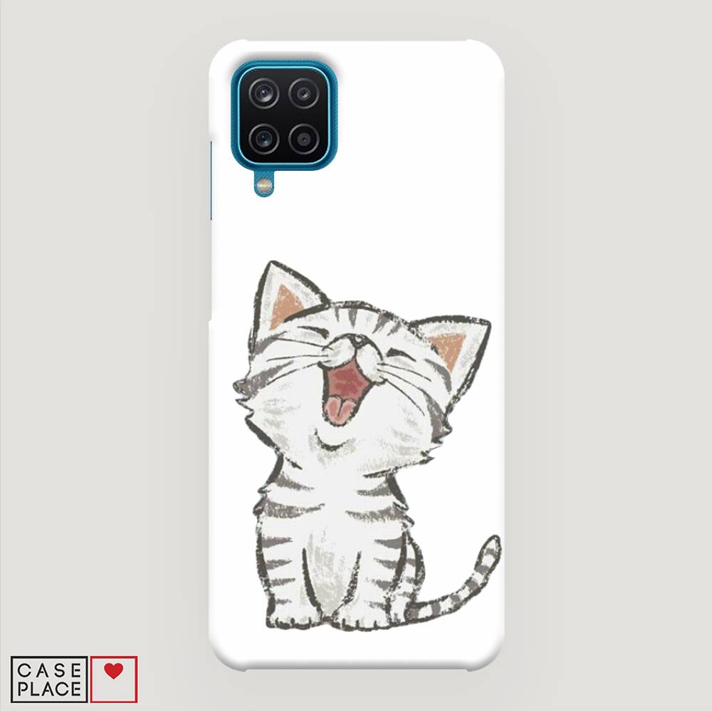 

Пластиковый чехол "Котенок рисованный" на Samsung Galaxy A12, 2101620-1